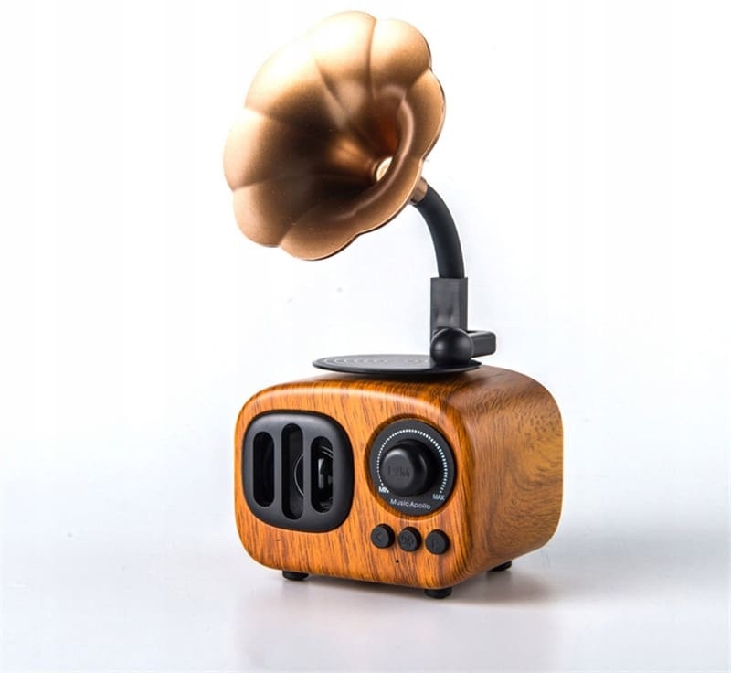 留声机 小型 迷你 便携式 收音机 复古 老式 设计