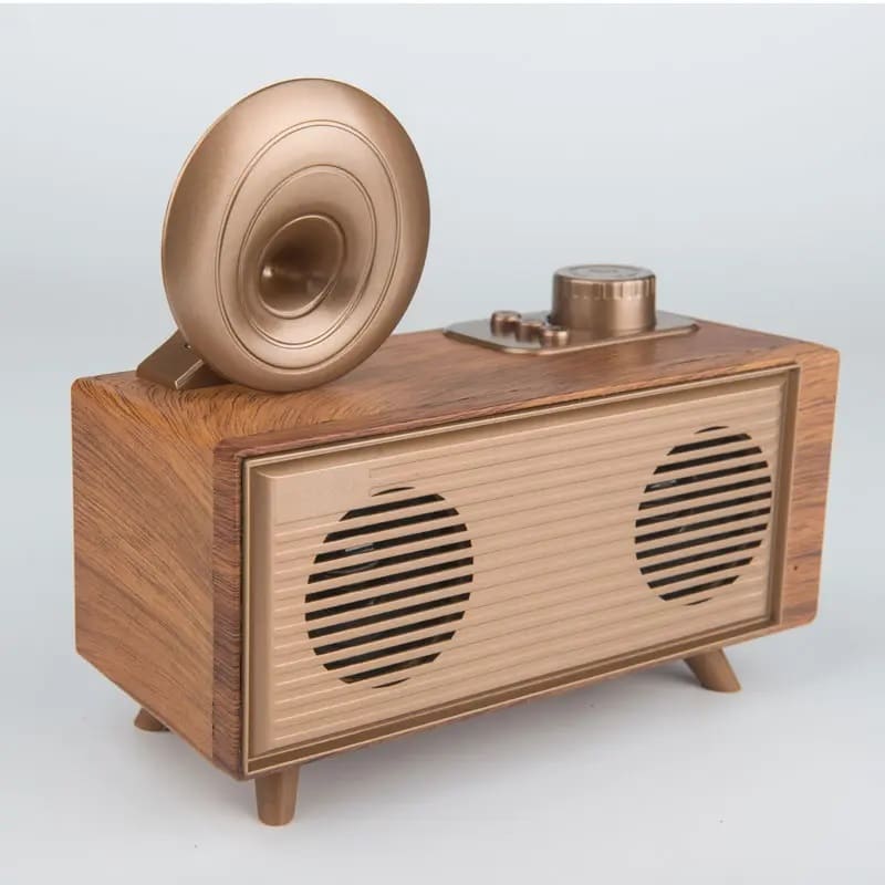 小型迷你旧收音机留声机设计复古